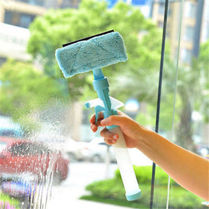 Spray Water Brush Window Glass Cleaner Wiper