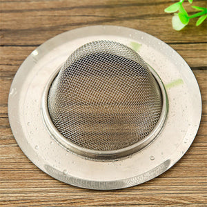 7/9/11cm Stainless Steel Sink Filter Hair Colanders Strainers Filter