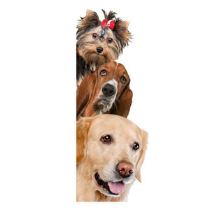 3D Wall Sticker Dogs for Kids Funny Door Window Wardrobe