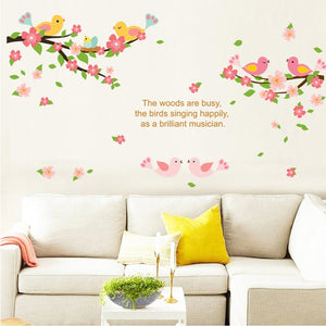 Wall Stickers Flower Removable PVC Art wallpaper